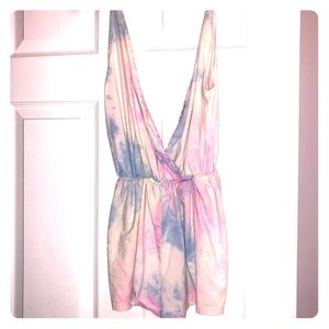 Tie Dye pastel Tobi romper. Size small